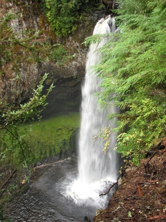 The first overlook of Big Creek Falls.