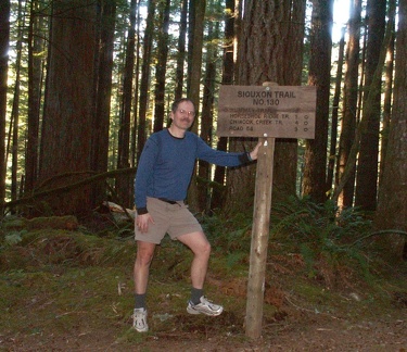 Steve at the sign