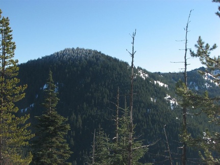 Looking east from the snowshoe trail from Barlow Pass to Twin Lakes, OR