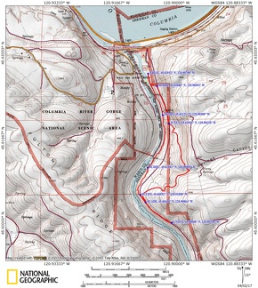 Vic Atiyeh River Trail and Ferry Springs Trail Route OR