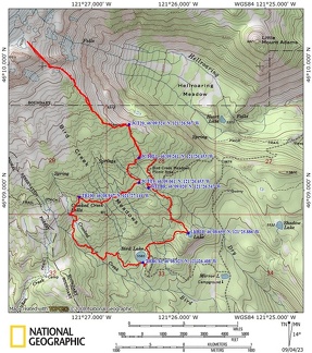 Bird Creek Meadows Route WA